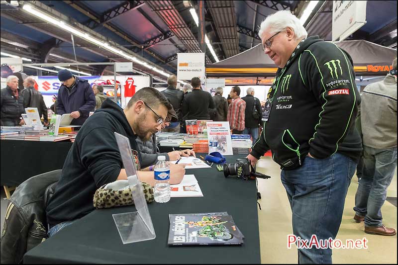 Salon-Moto-Legende, Dedicaces Arnaud Poitevin Et Philippe Gurel