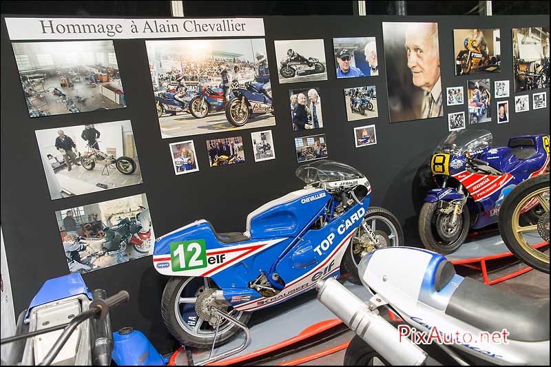 Salon-Moto-Legende, Hommage a Alain Chevallier