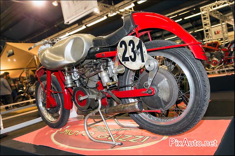 Salon-Moto-Legende, Moto-Guzzi 500 Bicylindre
