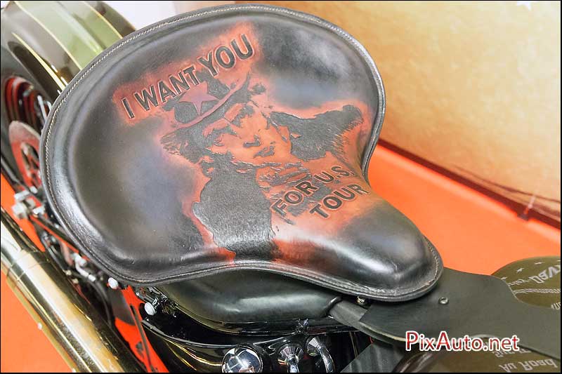 Salon-Moto-Legende, Selle Harley