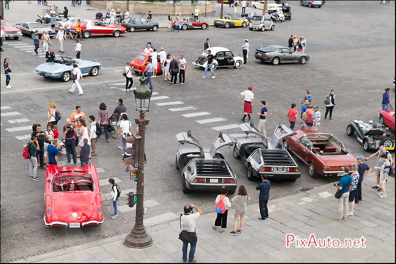 Traversee-de-Paris-Estivale, Delorean Place De La Concorde