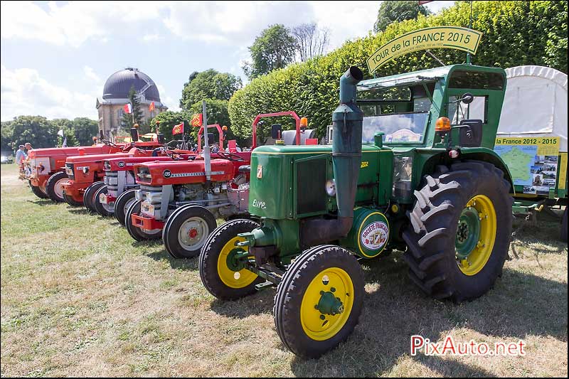 Traversee-de-Paris-Estivale, Tracteurs Observatoire Meudon