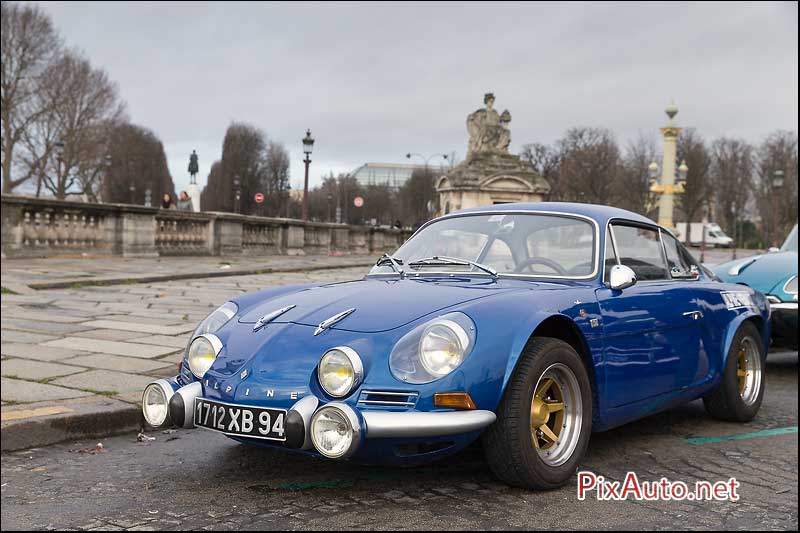 Traversee-de-Paris 2016, Berlinette Alpine A110