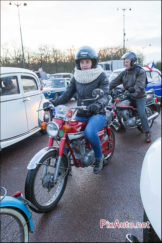 Traversee-de-Paris 2016, Honda CB125