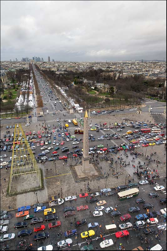 Traversee-de-Paris 2016, Place de La Concorde et Etoile