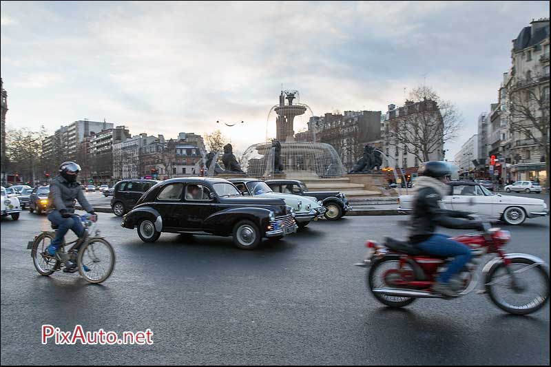 Traversee-de-Paris 2016, Place Felix Eboue