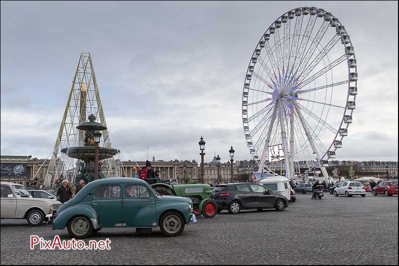 Traversee-de-Paris 2016, Renault 4CV Place Concorde