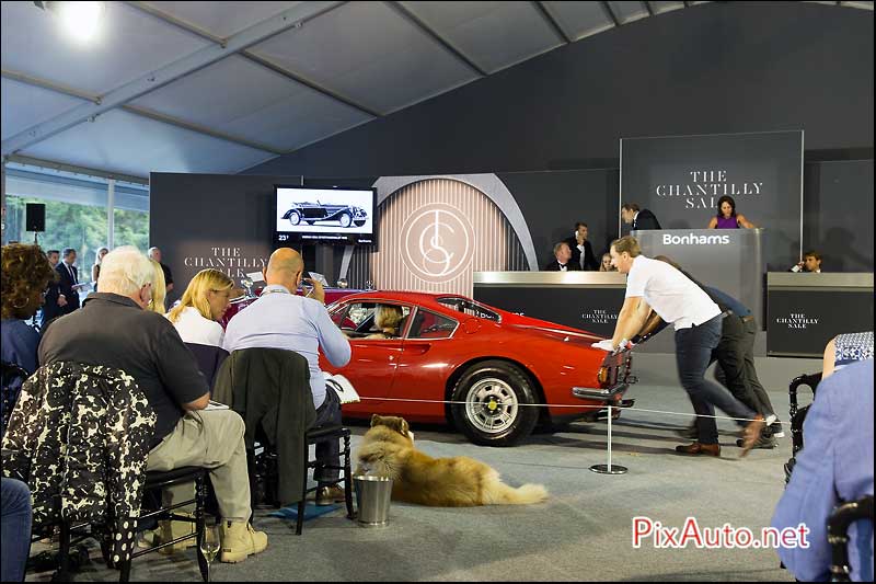 Bonhams-vente-Chantilly, Ferrari Dino 246 GT berlinette