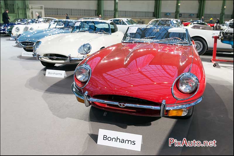 Vente Bonhams Paris, Jaguar Type E Roadster et Coupe