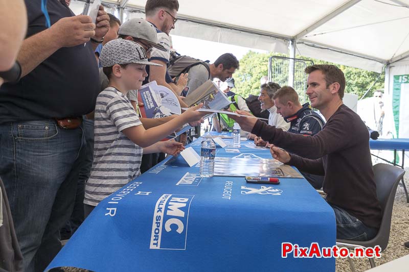 Les-Grandes-Heures-Automobiles, Dedicaces Romain Dumas Gregory Guilvert