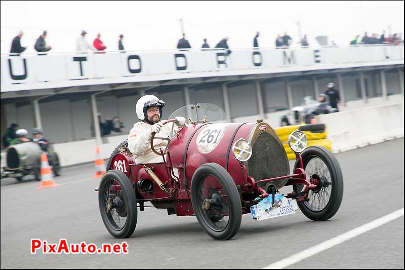 Vintage-Revival-Montlhery, Bugatti T13 Brescia De 1921