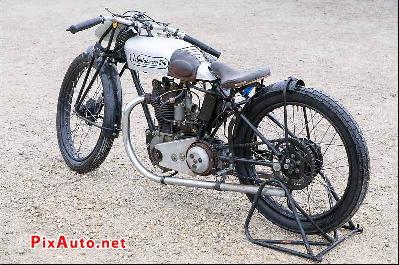 Vintage-Revival-Montlhery, Moto Montgomery 350cc