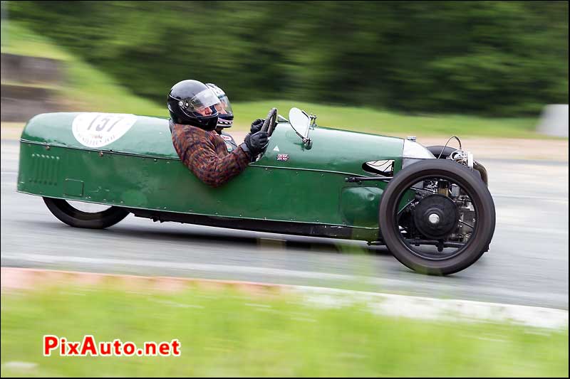 Vintage-Revival-Montlhery, Tricyclecar Morgan SS