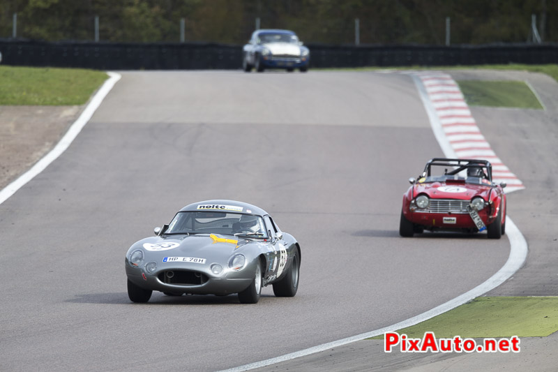 Dijon-MotorsCup, Jaguar Type-E et Austin Healey