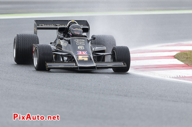 Grand-Prix-de-France-Historique, F1 #5 Lotus 77 JPS