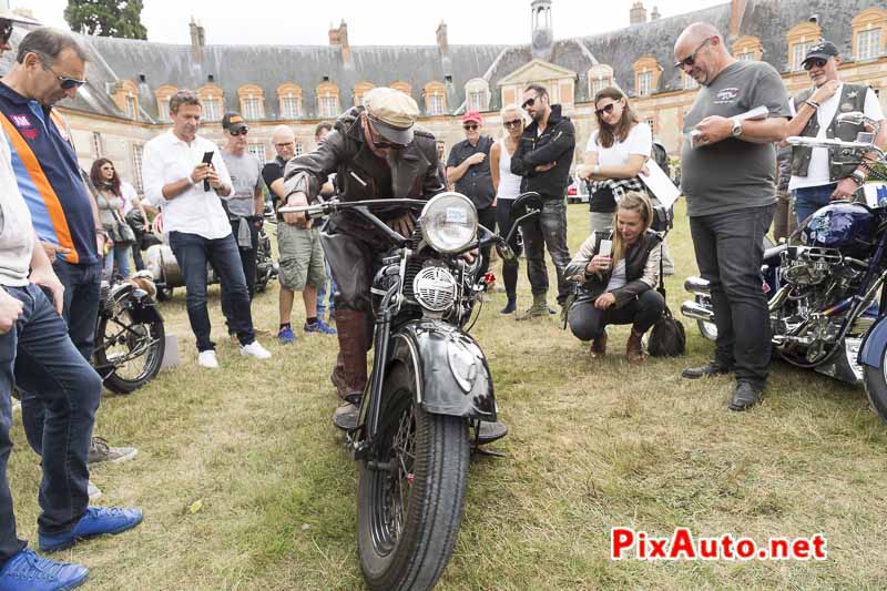 Motors-and-Soul, Laurent et sa Harley Knucklhead