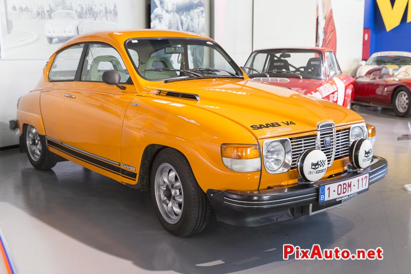 Autoworld, SAAB Story, Saab 96 GL V4 Orange