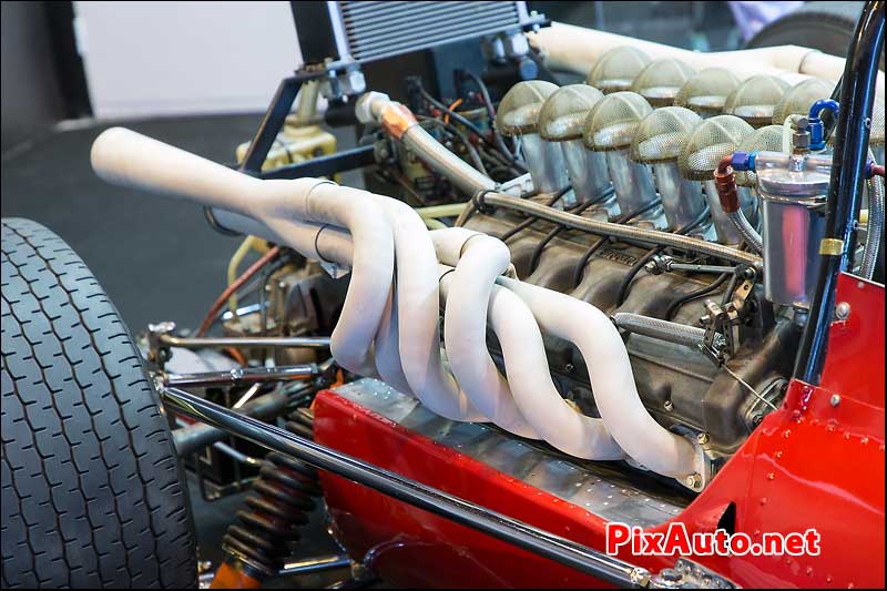 Salon Retromobile, Echappement Spaghetti Ferrari 312