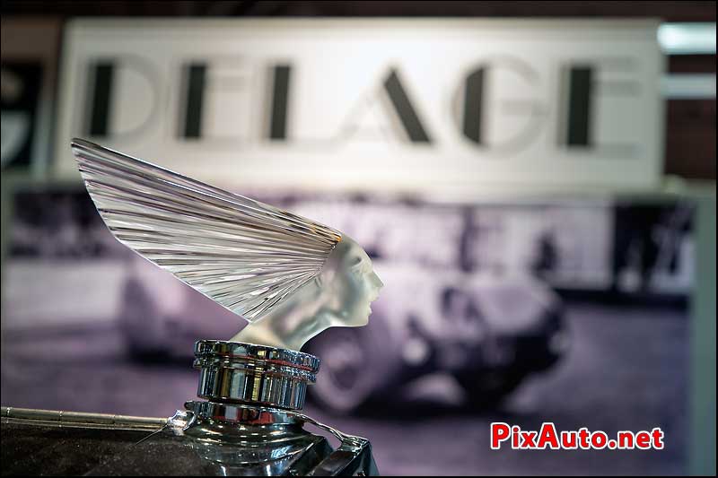 Salon Retromobile, Mascotte Lalique Delage Maharaja Yashwantrao Holkar