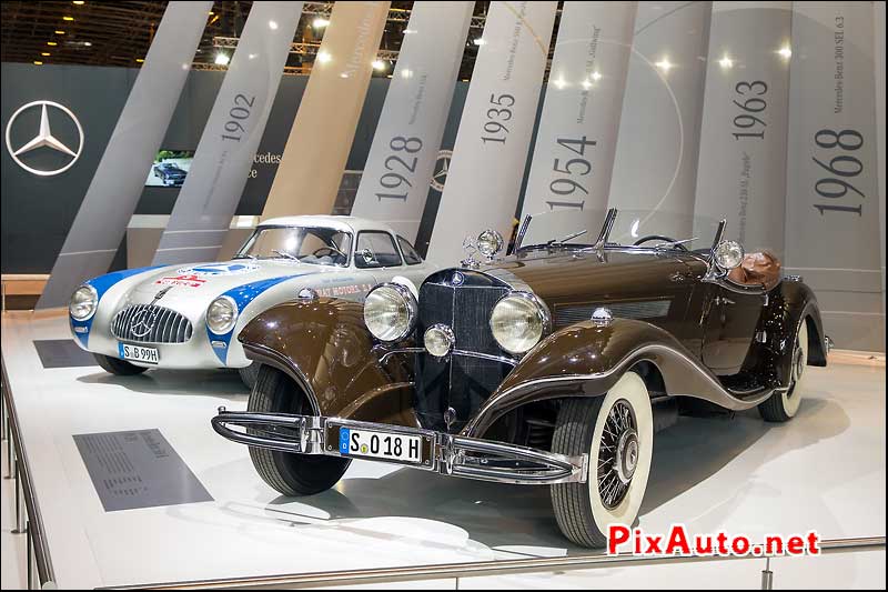 Salon Retromobile, Mercedes Benz 500 K