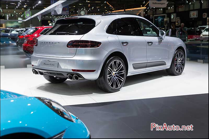 95e Salon De Bruxelles, Porsche Macan Turbo Arriere