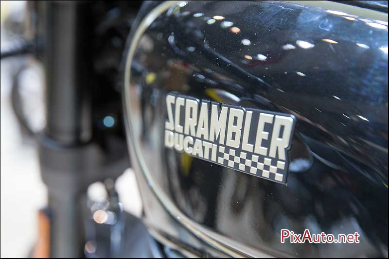 Salon-de-Bruxelles 2017, reservoir Ducati Scrambler