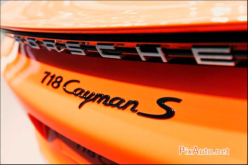 95e Salon De Bruxelles, Sigle Porsche 718 Cayman S