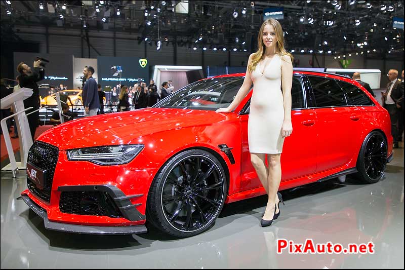 Salon-de-Geneve, Abt Rs6+ et Hotesse