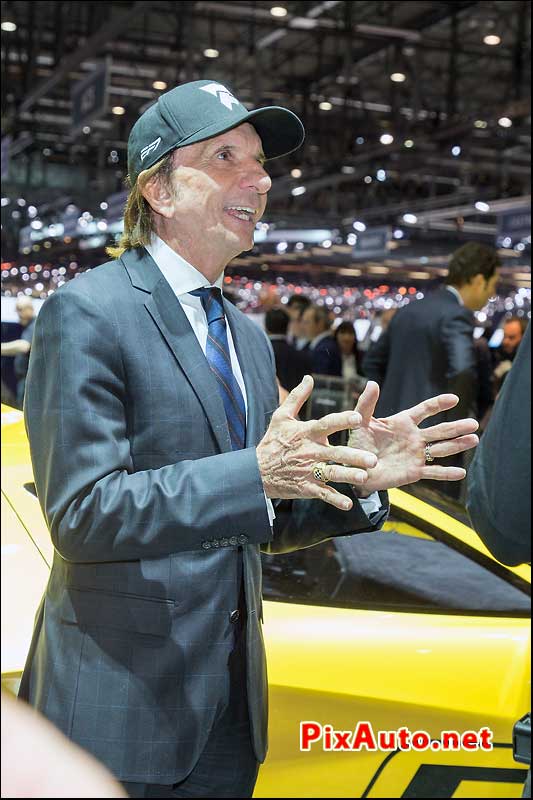 Salon-de-Geneve, Emerson Fittipaldi Presente Sa Supercar Fittipaldi EF7 Vision Gran Turismo