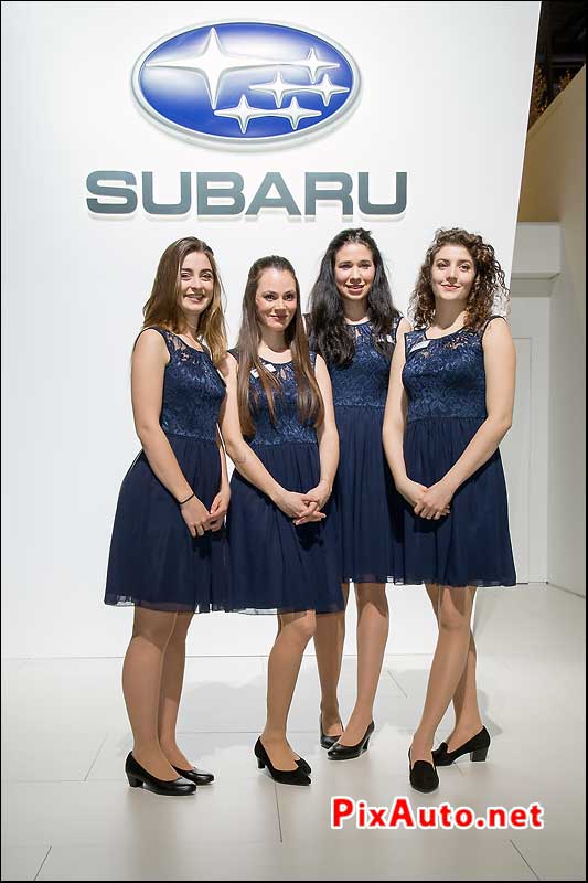Hotesses Subaru Salon-de-Geneve 2017
