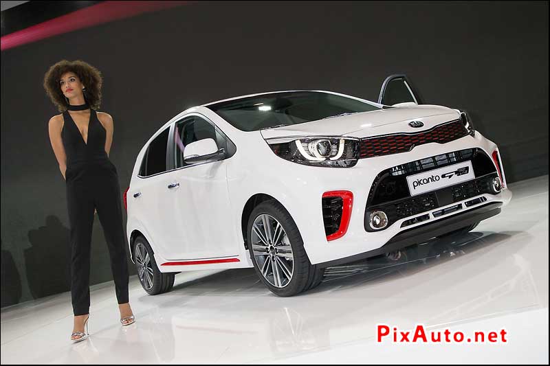 Salon-de-Geneve, Kia Picanto GT et Hotesse