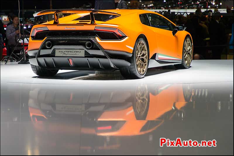 Salon-de-Geneve 2017, Lamborghini Huracan Performante Arriere