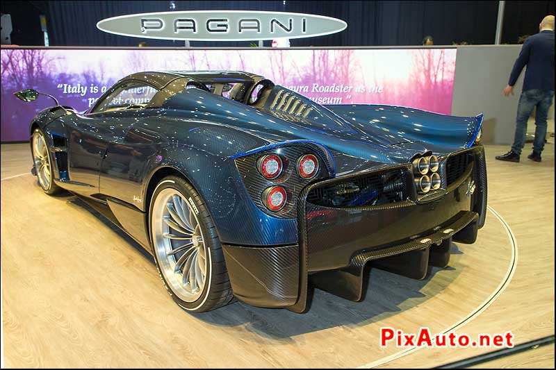 Salon-de-Geneve, Pagani Huayra Roadster Arriere