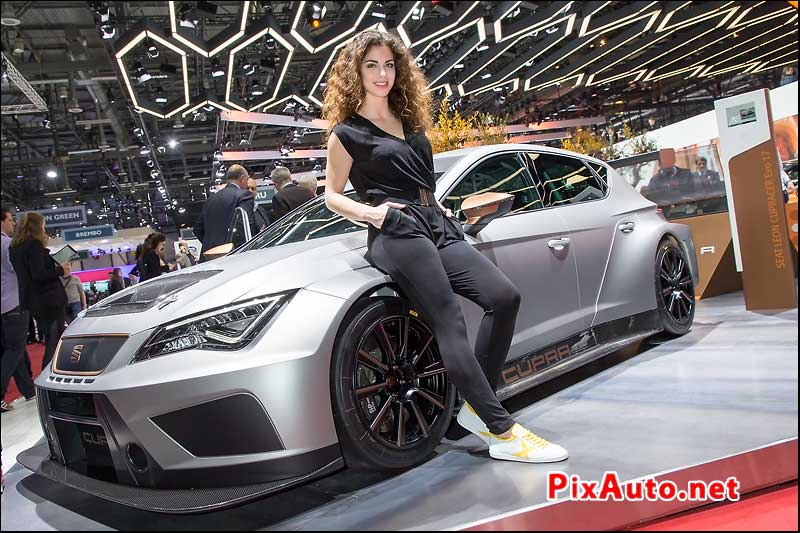 Salon-de-Geneve, Seat Leon Cupracer Evo 17