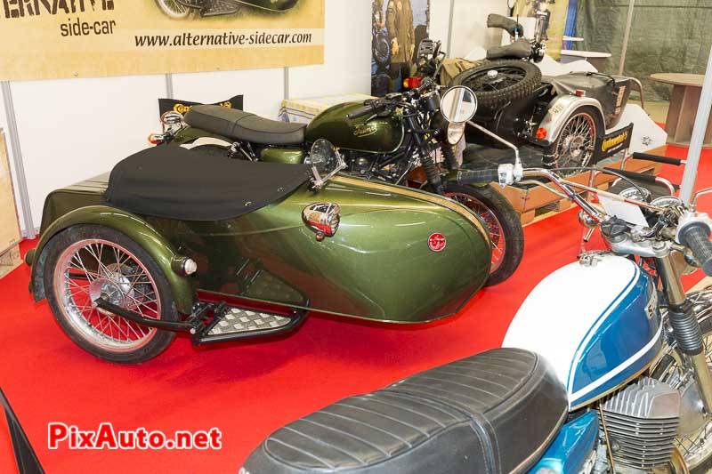 20e Salon-Moto-Legende, Attelage Triumph