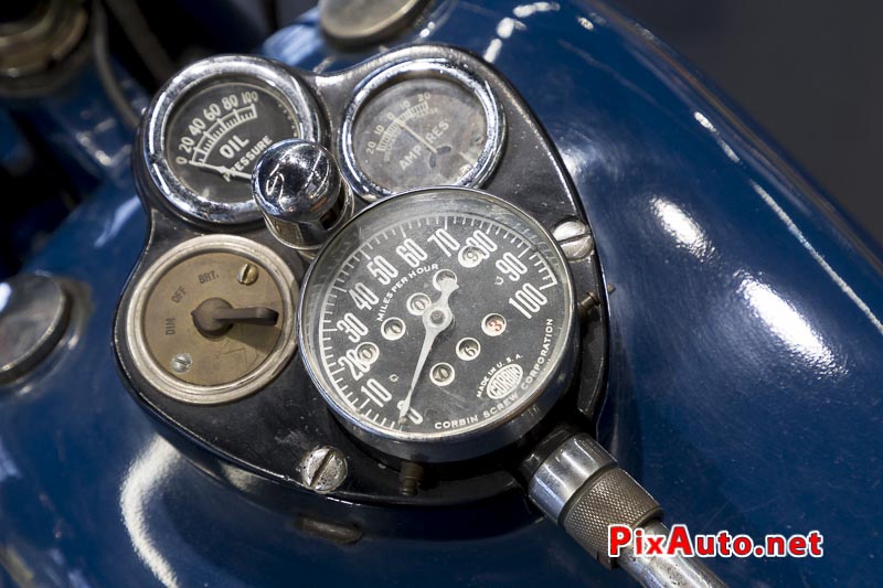 20e Salon-Moto-Legende, Compteurs Henderson Type KJ de 1930