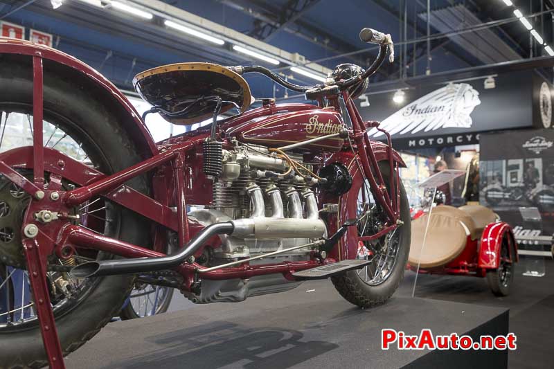 20e Salon-Moto-Legende, Indian 4 Cylindres Semi-culbute