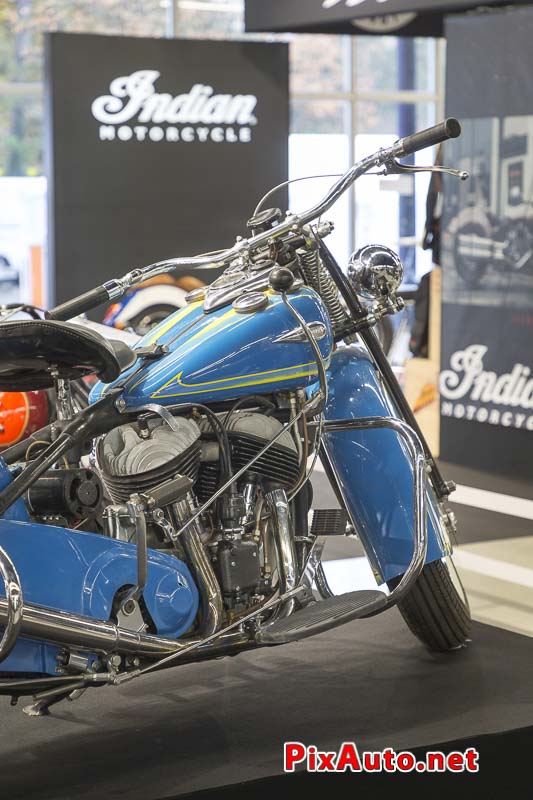 20e Salon-Moto-Legende, Indian Chief 346 Blue Rainbow