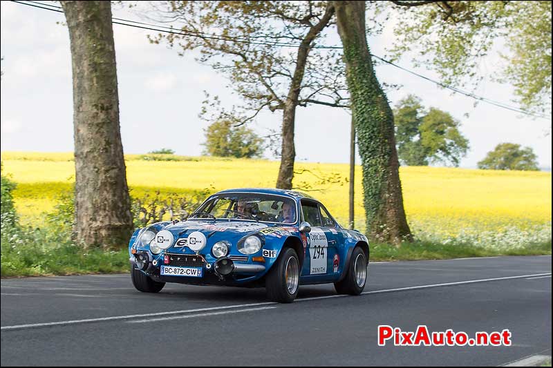 Tour-Auto-Optic-2000, Alpine-Renault A110 #294 Sur Route