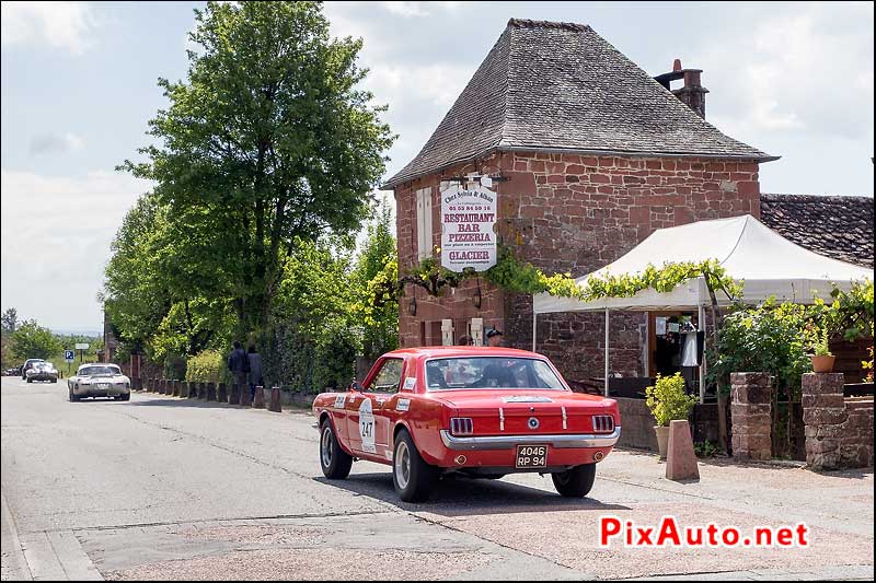 Tour-Auto-Optic-2000, Ford Mustang #247 a Collonges-la-Rouge