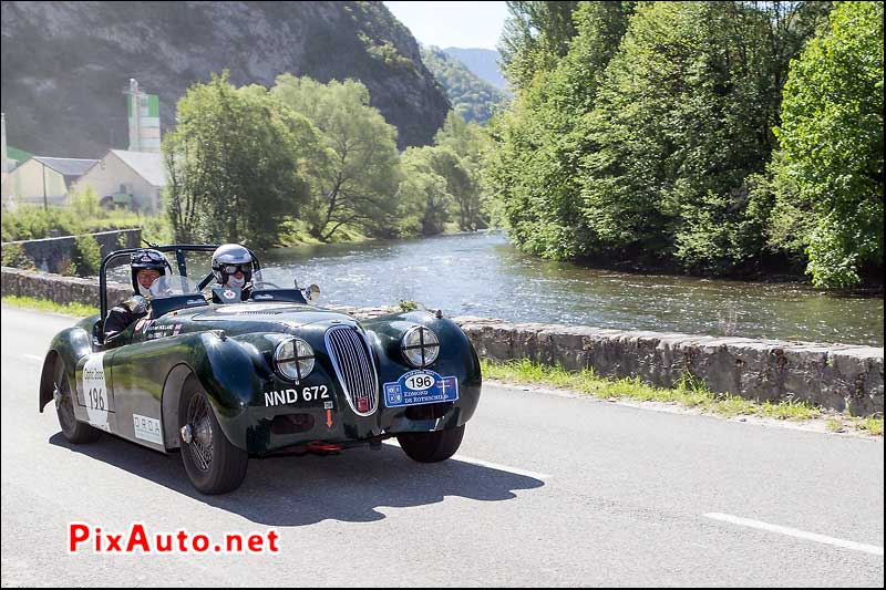 Tour-Auto-Optic-2000, Jaguar Xk120 #196 Dans Les Pyrenees