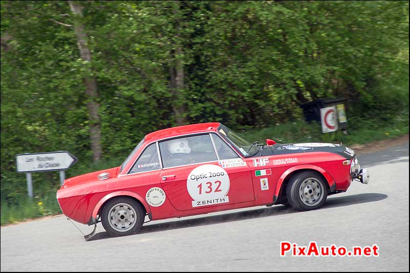 Tour-Auto-Optic-2000, Lancia Fulvia #132 en direction des Roches du Diable