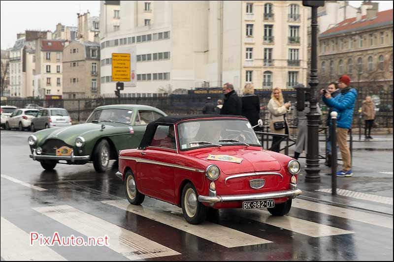 Traversee-de-Paris Hivernale, Autobianchi Cabriolet Eden Roc