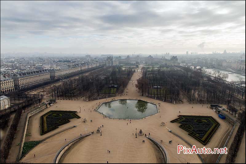 Traversee-de-Paris Hivernale, Jardin Des Tuileries Vue Grande Roue