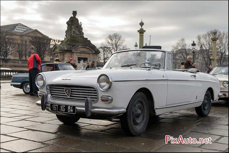 Traversee-de-Paris Hivernale, Peugeot 404 Cabriolet