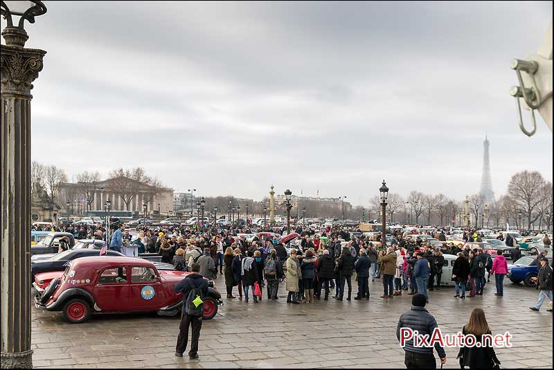 17e Traversee-de-Paris Hivernale, Place de La Concorde