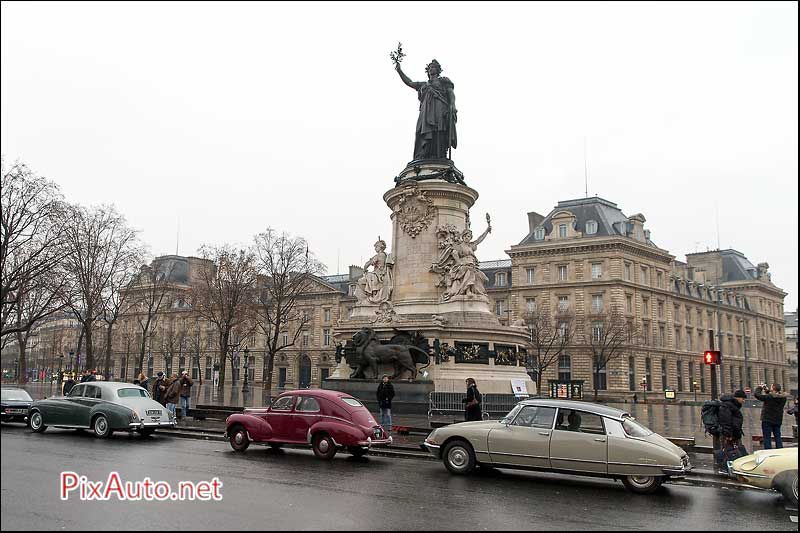 Traversee-de-Paris Hivernale, Place De La Republique