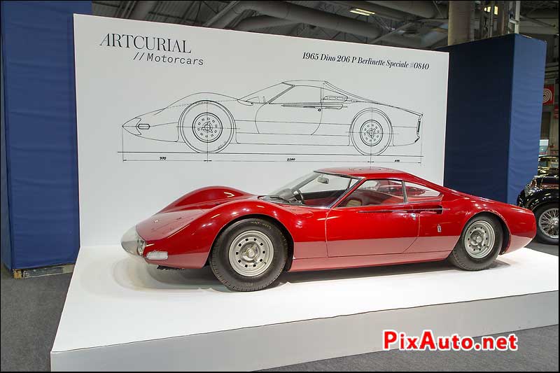 Vente Artcurial Retromobile, Dino 206 P Berlinette Speciale 1966