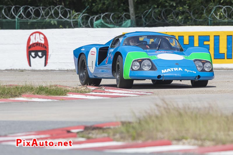 Autodrome Heritage Festival, Christine Beckers en Matra Sport 630