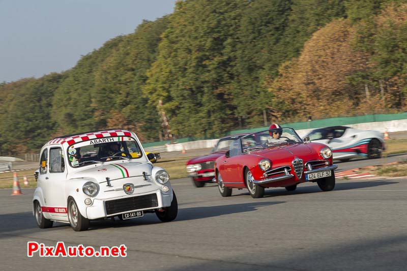 Autodrome Italian Meeting 2018, Fiat Abarth et Alfa Spider